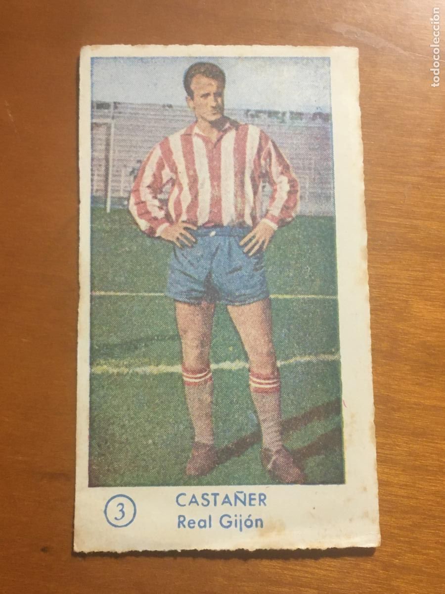 Figurine di Calcio: casta&ntilde;er sporting gijon cromo campeonato futbol 1957 1958 graficas bachende nunca pegado