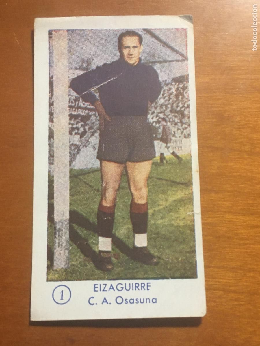 Cromos de Futebol: eizaguirre osasuna cromo campeonato futbol 1957 1958 graficas bachende nunca pegado