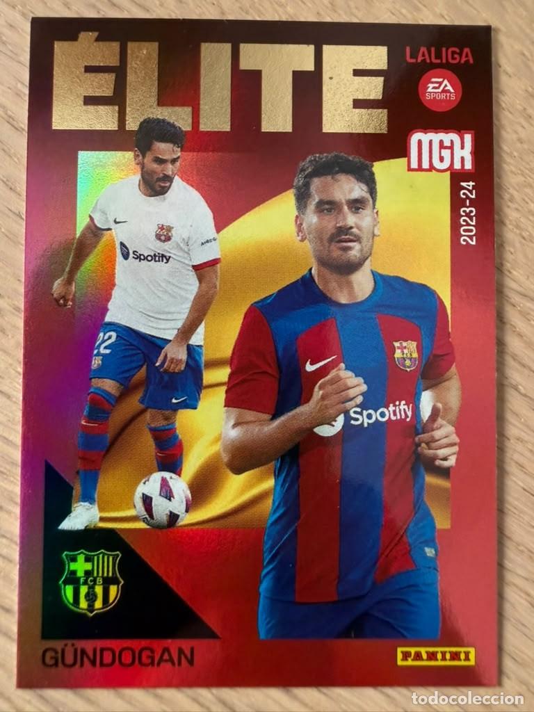 Fu&szlig;ball-Sticker: 506 GUNDOGAN ELITE BARCELONA 23 24 2023 2024 LIGA EA SPORT PANINI MEGACRACKS MGK CARD