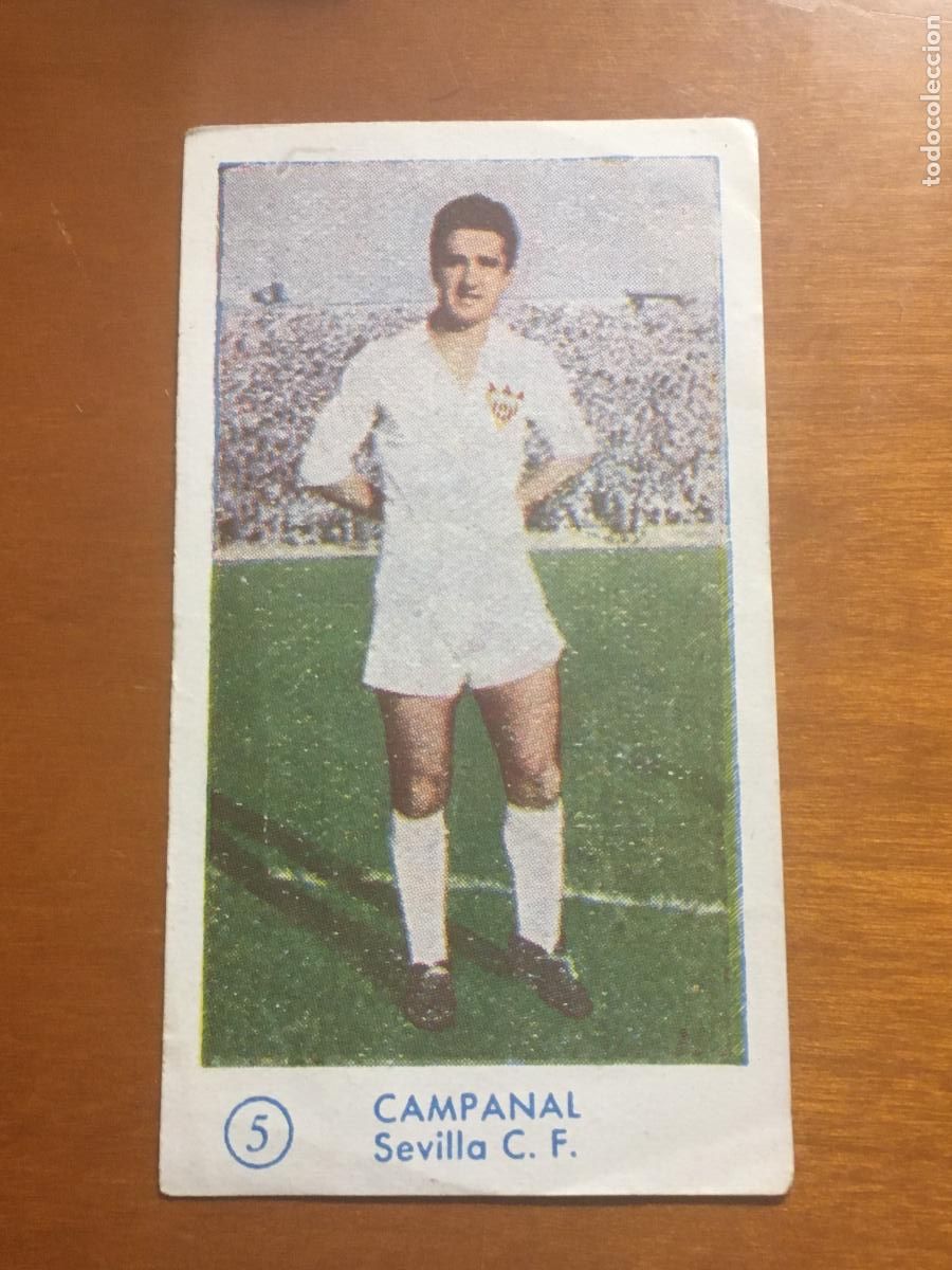 Fu&szlig;ball-Sticker: campanal sevilla cromo campeonato futbol 1957 1958 graficas bachende nunca pegado