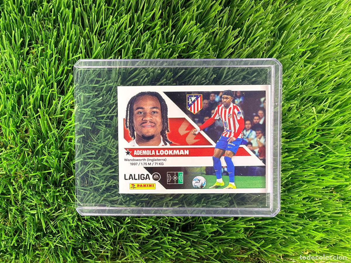 Cromos de f&uacute;tbol: N&ordm; 18 Lookman Atl&eacute;tico de Madrid Liga Este 26 27