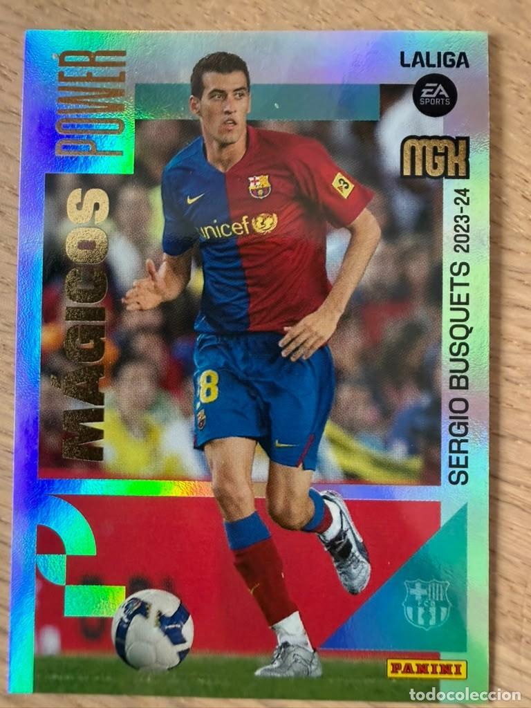 Cromos de f&uacute;tbol: P441P 441 BUSQUET MAGICOS POWER BARCELONA 23 24 2023 2024 LIGA EA SPORT PANINI MEGACRAKS MGK CARD