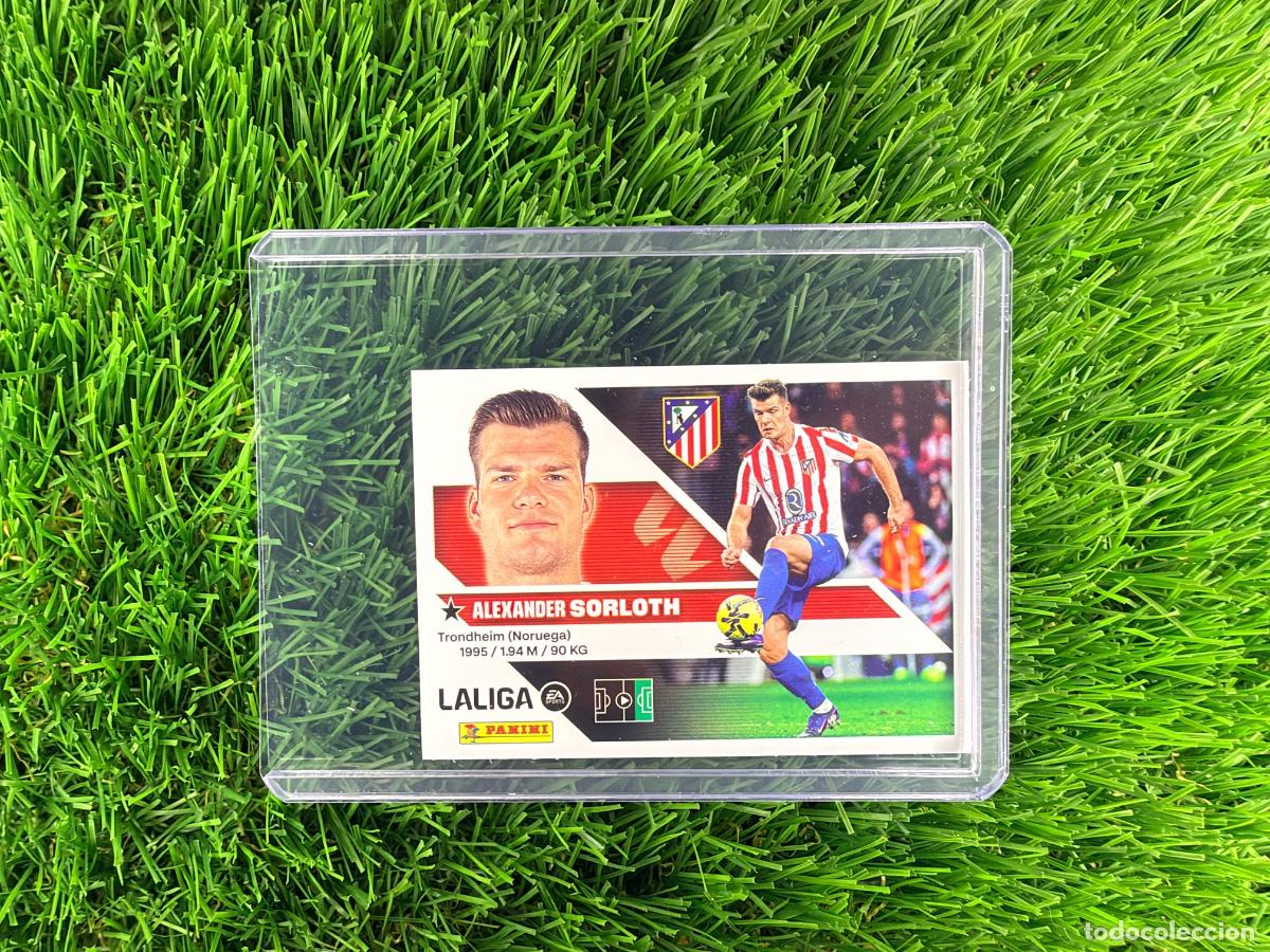 Cromos de f&uacute;tbol: N&ordm; 19 Sorloth Atl&eacute;tico de Madrid Liga Este 26 27