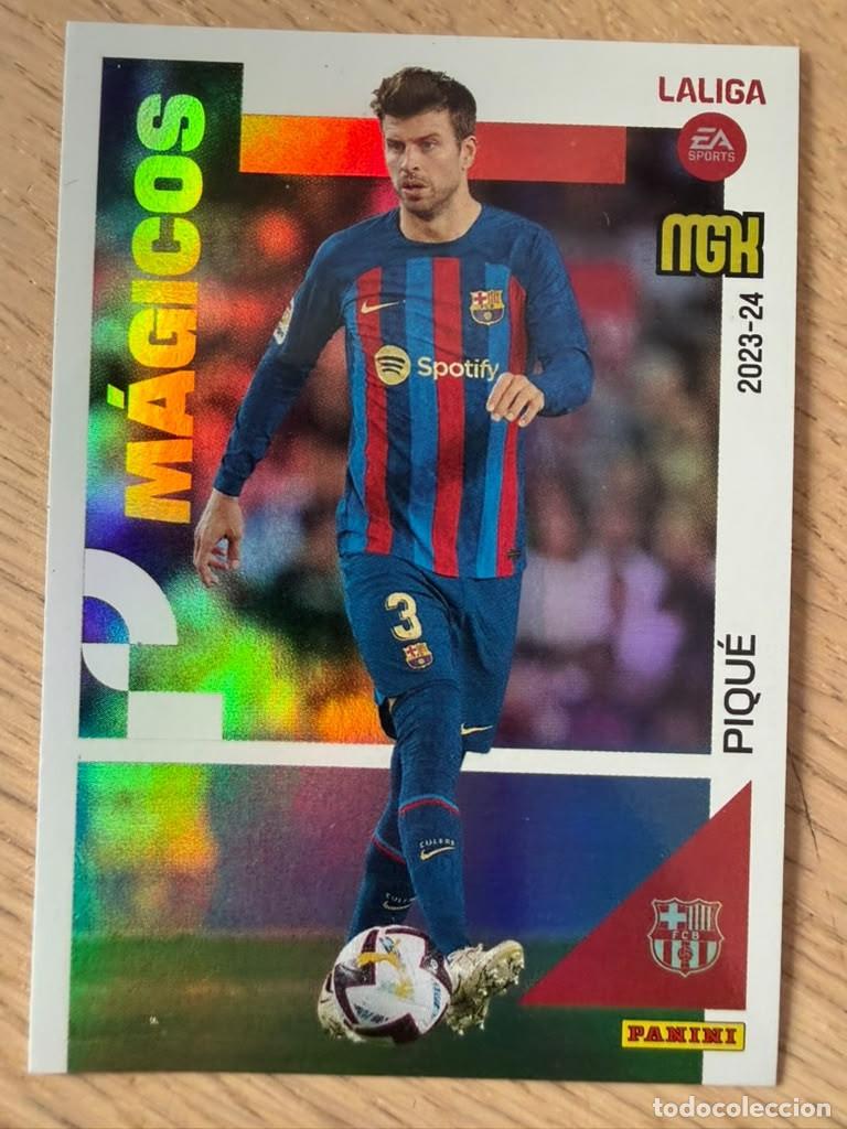 Cromos de f&uacute;tbol: 440 PIQUE MAGICOS BARCELONA 23 24 2023 2024 LIGA EA SPORT PANINI MEGACRAKS MGK CARD