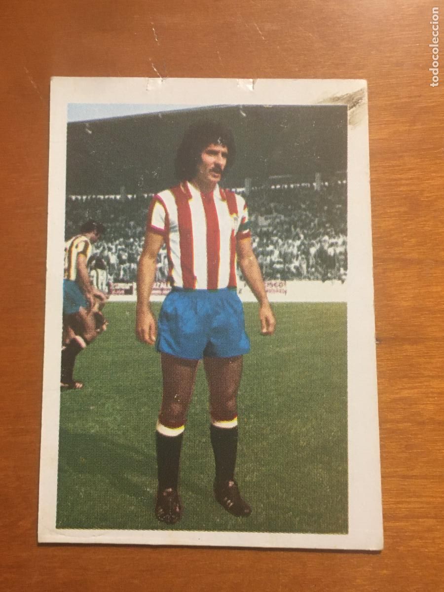 Fu&szlig;ball-Sticker: david sporting gijon cromo n&ordm; 218 campeonato liga 1978 1979 78 79 fher nunca pegado