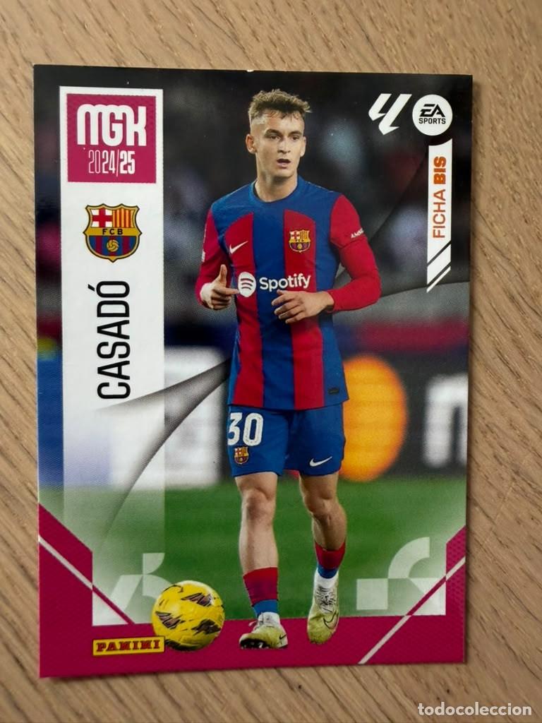 Football Stickers: 83 BIS COLOCA CASADO BARCELONA 24 25 2024 2025 LIGA EA SPORT PANINI MEGACRACKS MGK CARD