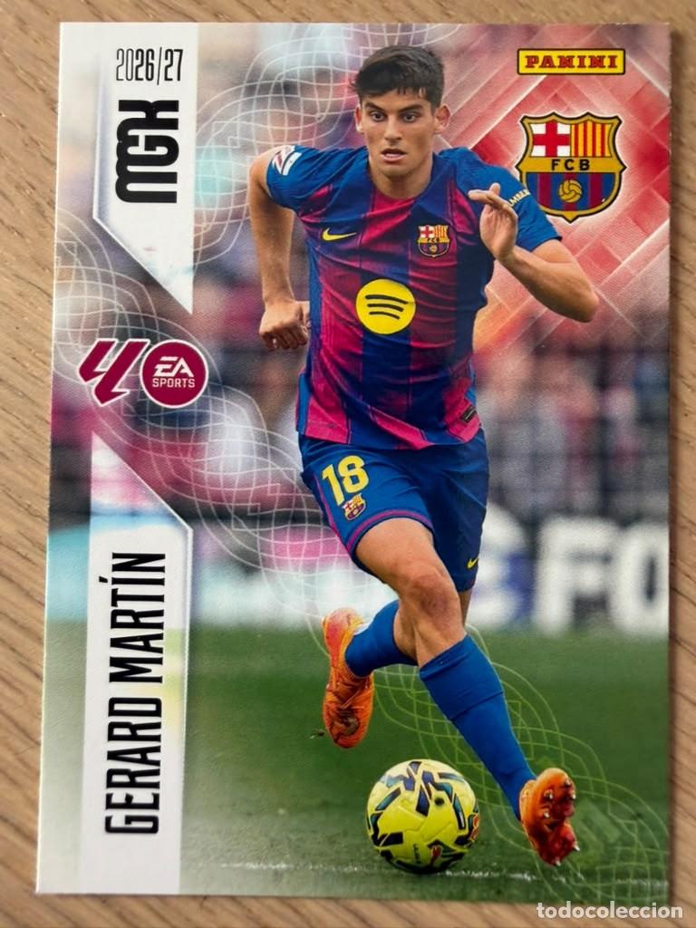 Cromos de f&uacute;tbol: 77 GERARD MARTIN BARCELONA 26 27 2026 2027 LIGA EA SPORT PANINI MEGACRAKS MGK CARD