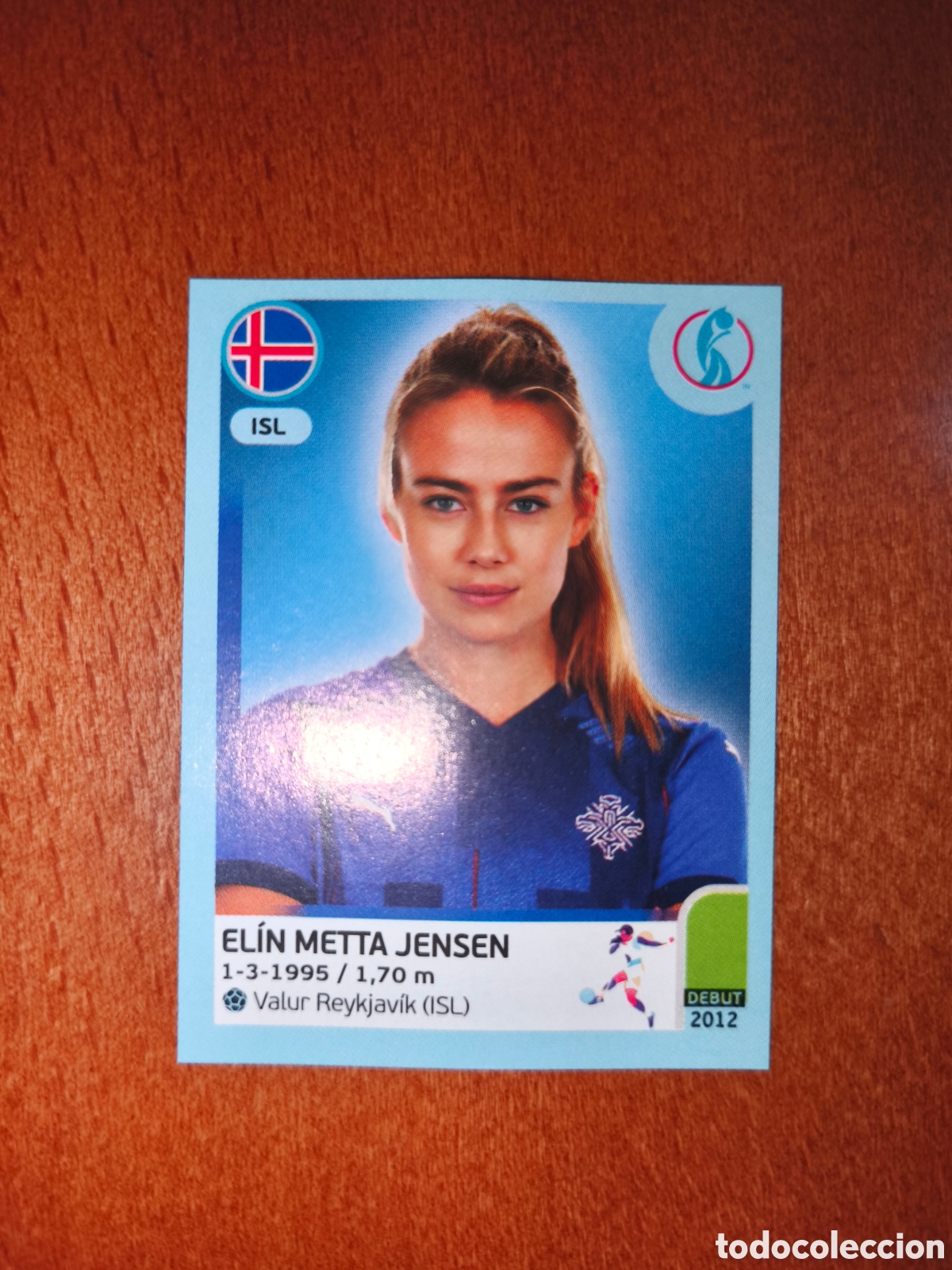 Cromos de f&uacute;tbol: Elin Metta Jensen n&deg;365 Uefa Women's Euro 2022 Islandia