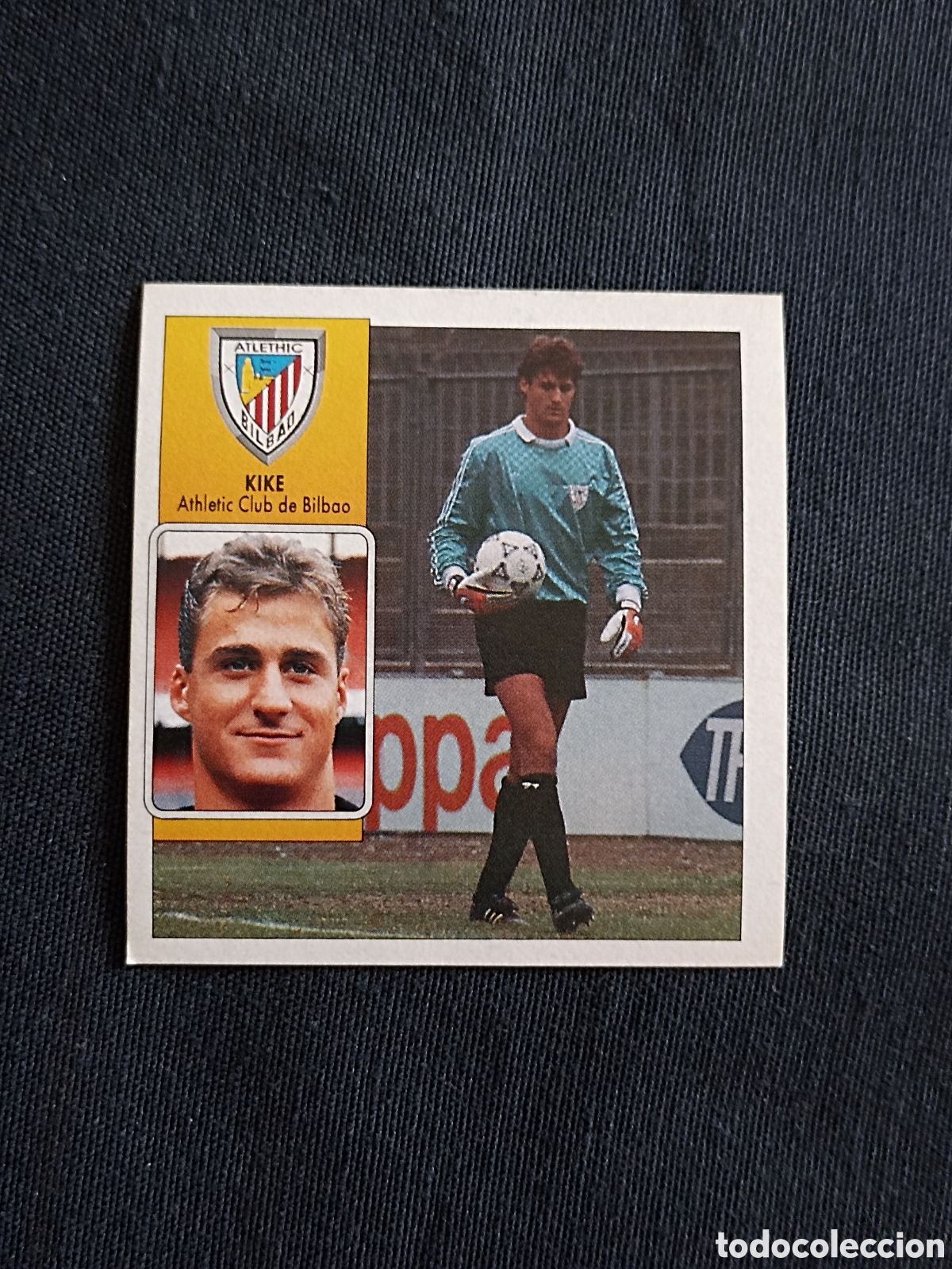 Cromos de f&uacute;tbol: Kike ( Athletic club de Bilbao ) Liga este 92-93. Nunca pegado