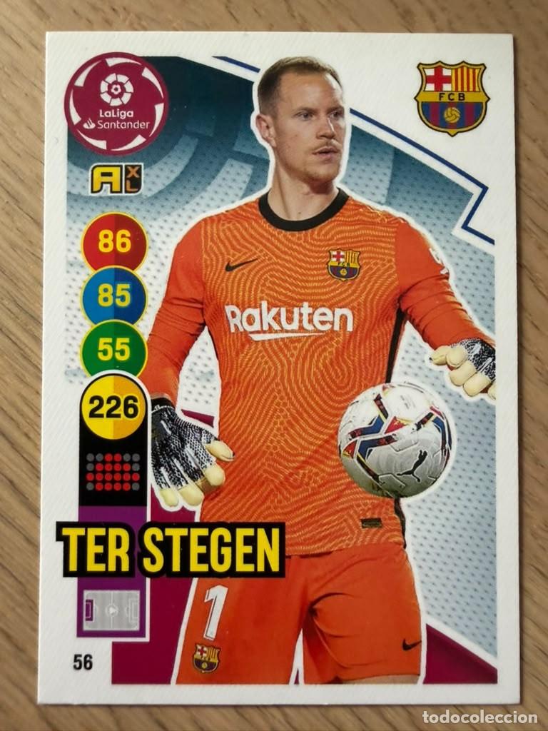 Cartes &agrave; collectionner de Football: 56 TER STEGEN BARCELONA 20 21 2020 2021 LIGA SANTANDER PANINI ADRENALYN XL CARD