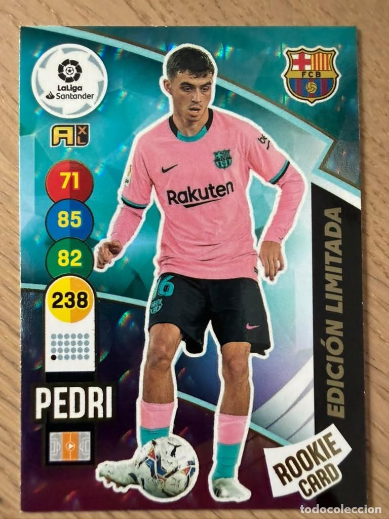 Cromos de f&uacute;tbol: PEDRI ROOKIE CARD LIMITADA BARCELONA 20 21 2020 2021 LIGA SANTANDER PANINI ADRENALYN XL CARD