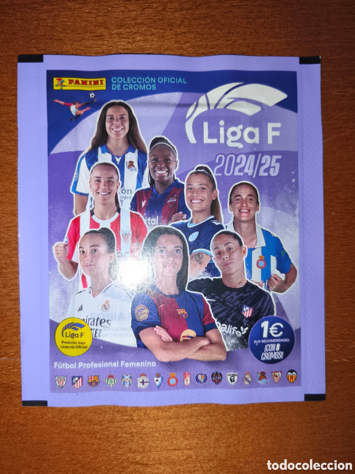 Cromos de f&uacute;tbol: Sobre sin abrir liga femenina F 24/25 Panini