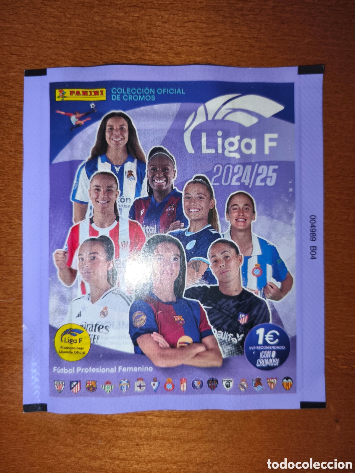 Cromos de f&uacute;tbol: Sobre sin abrir liga femenina F 24/25 Panini