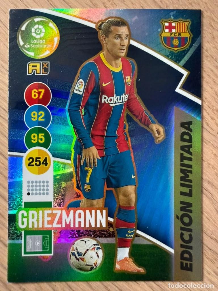 Cromos de f&uacute;tbol: GRIEZMANN EDICION LIMITADA BARCELONA 20 21 2020 2021 LIGA SANTANDER PANINI ADRENALYN XL CARD