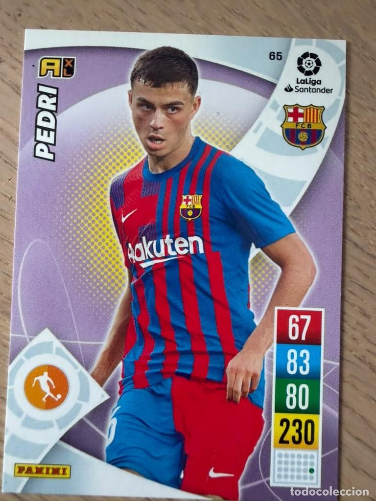 Cromos de f&uacute;tbol: 65 PEDRI BARCELONA 21 22 2021 2022 LIGA SANTANDER PANINI ADRENALYN XL CARD