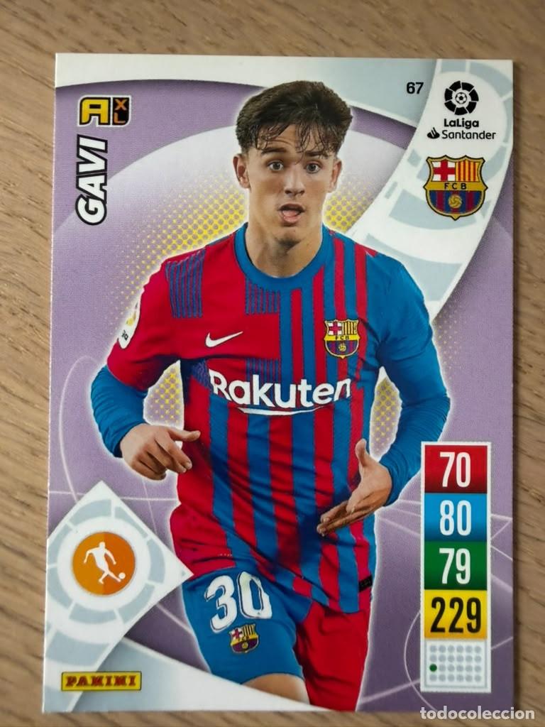 Cromos de f&uacute;tbol: 67 GAVI BARCELONA 21 22 2021 2022 LIGA SANTANDER PANINI ADRENALYN XL CARD