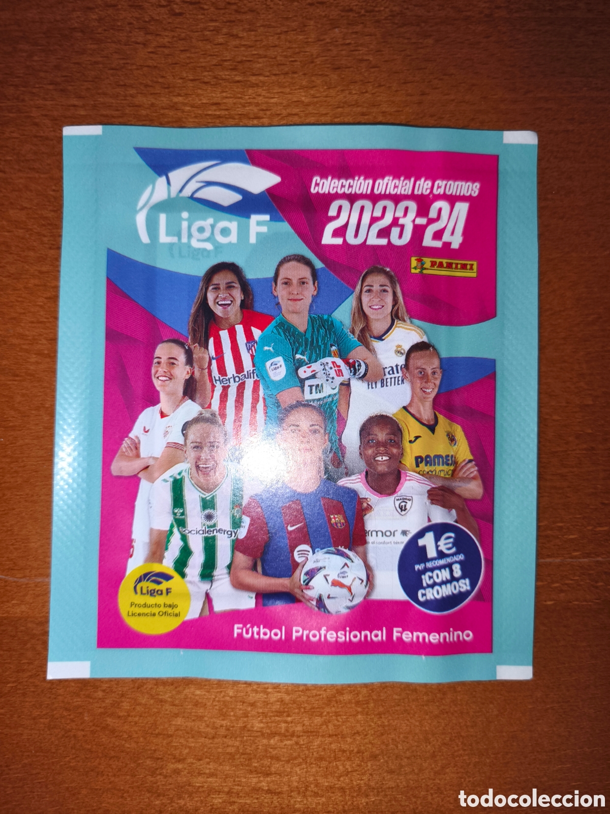 Cromos de f&uacute;tbol: Sobre sin abrir liga femenina F 23/24 Panini