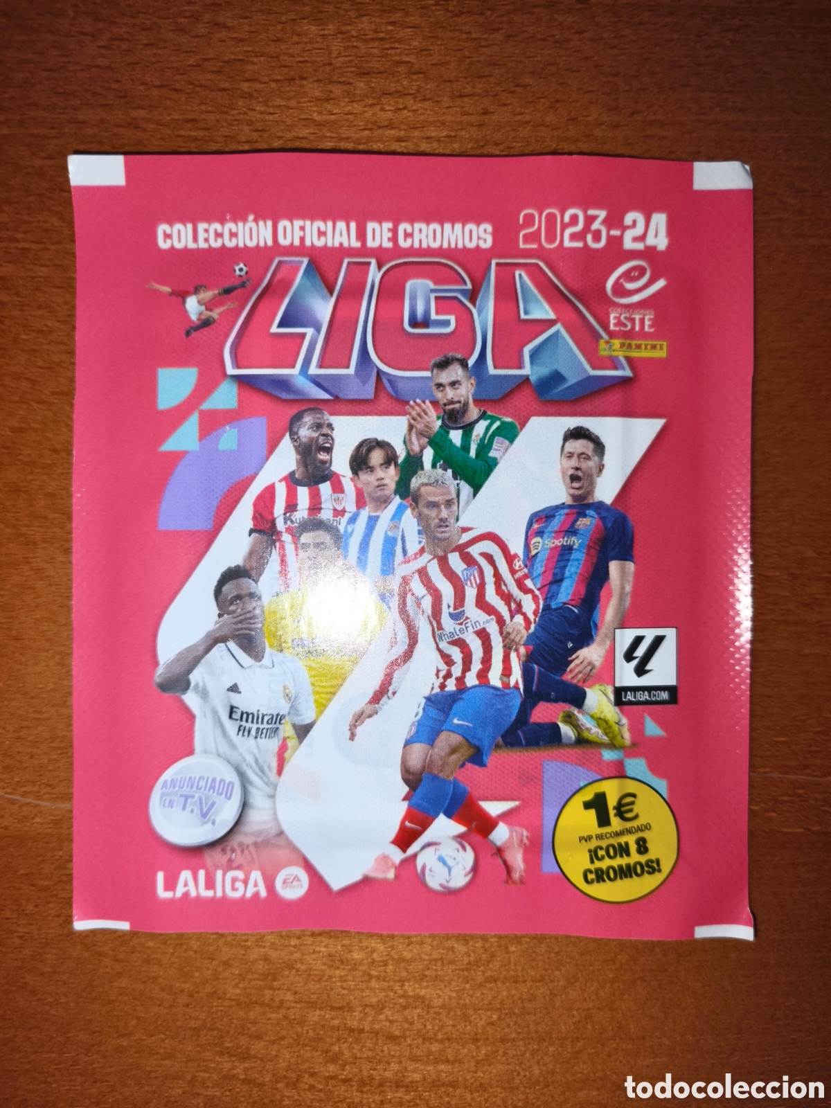 Cromos de f&uacute;tbol: Sobre sin abrir liga este 23/24 panini