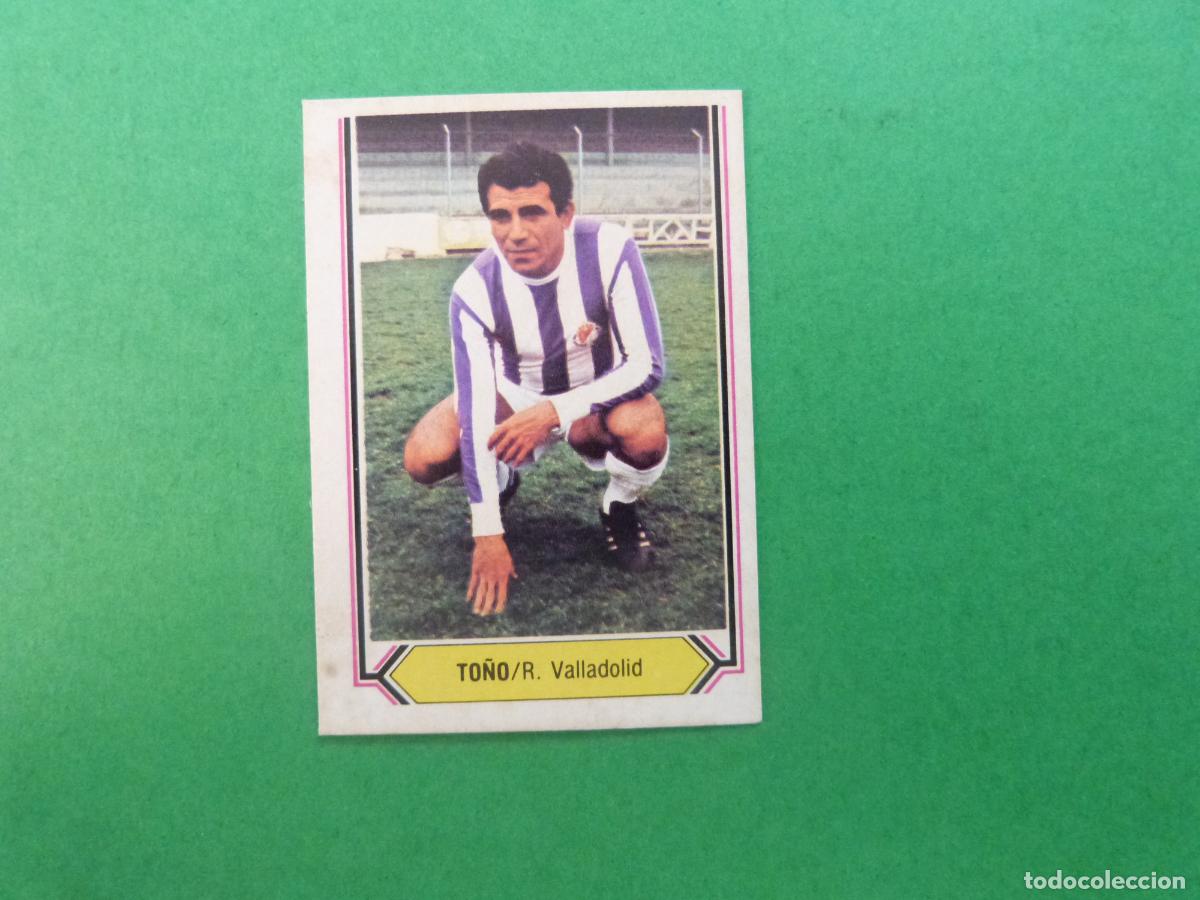 Cromos de f&uacute;tbol: CROMO FUTBOL TO&Ntilde;O REAL VALLADOLID SIN PEGAR LIGA ESTE 1980-1981/80-81