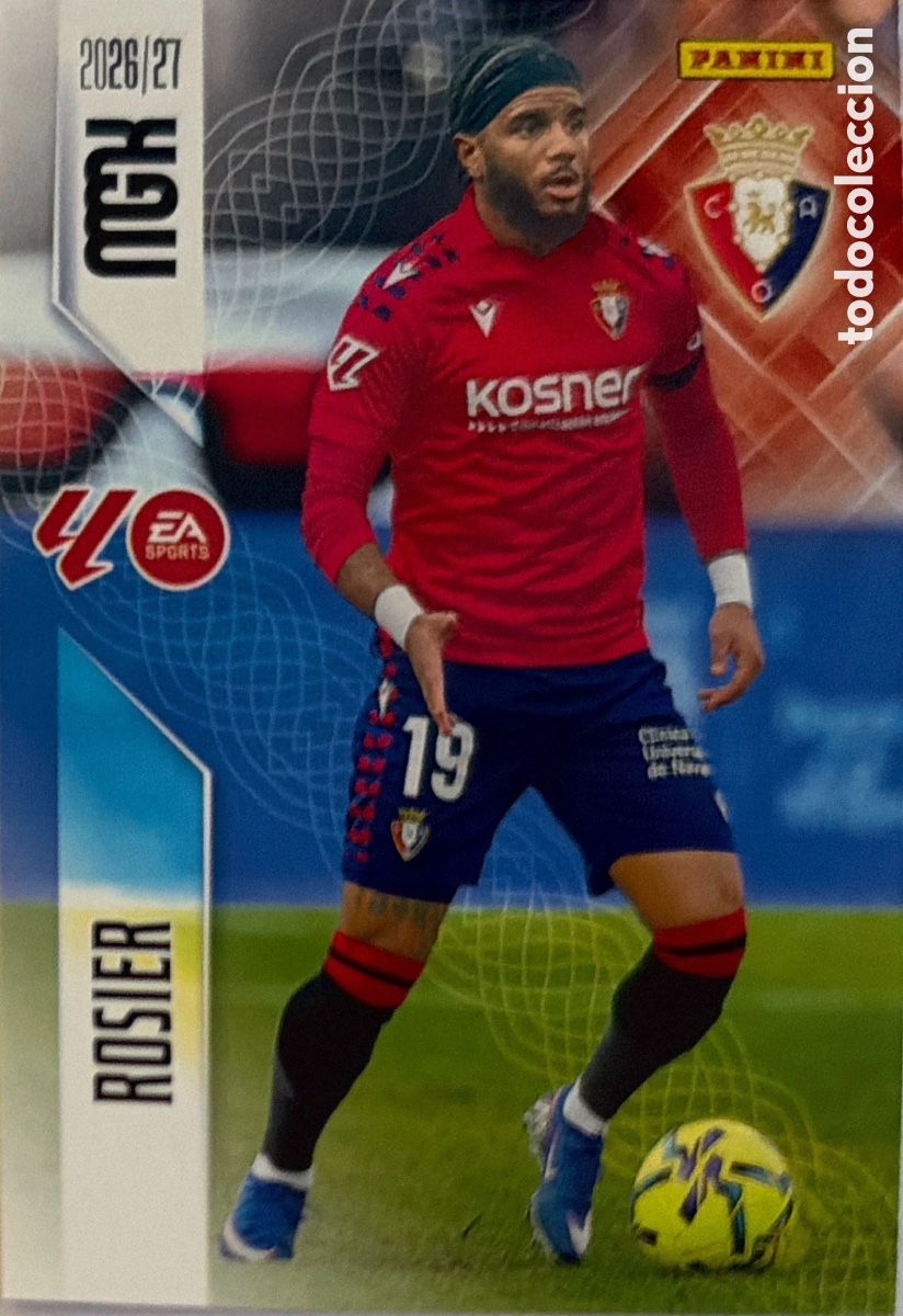 Football Stickers: 256 Rosier (OSASUNA) - MEGACRACKS 2026/27 (PANINI)