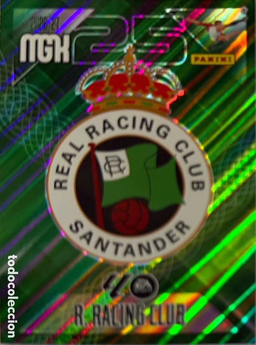 Football Stickers: 271 Escudo (RACING SANTANDER) - MEGACRACKS 2026/27 (PANINI)