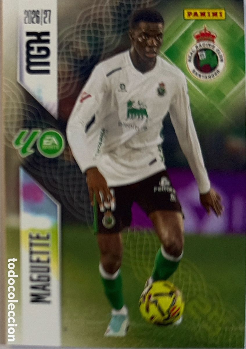 Football Stickers: 280 Maguette (RACING SANTANDER) - MEGACRACKS 2026/27 (PANINI)