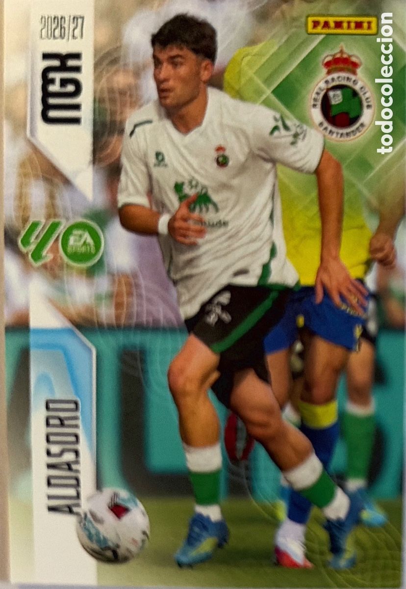 Football Stickers: 283 Aldasoro (RACING SANTANDER) - MEGACRACKS 2026/27 (PANINI)