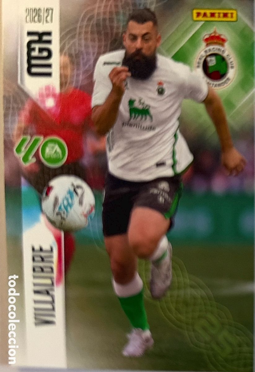 Figurine di Calcio: 287 Villalibre (RACING SANTANDER) - MEGACRACKS 2026/27 (PANINI)