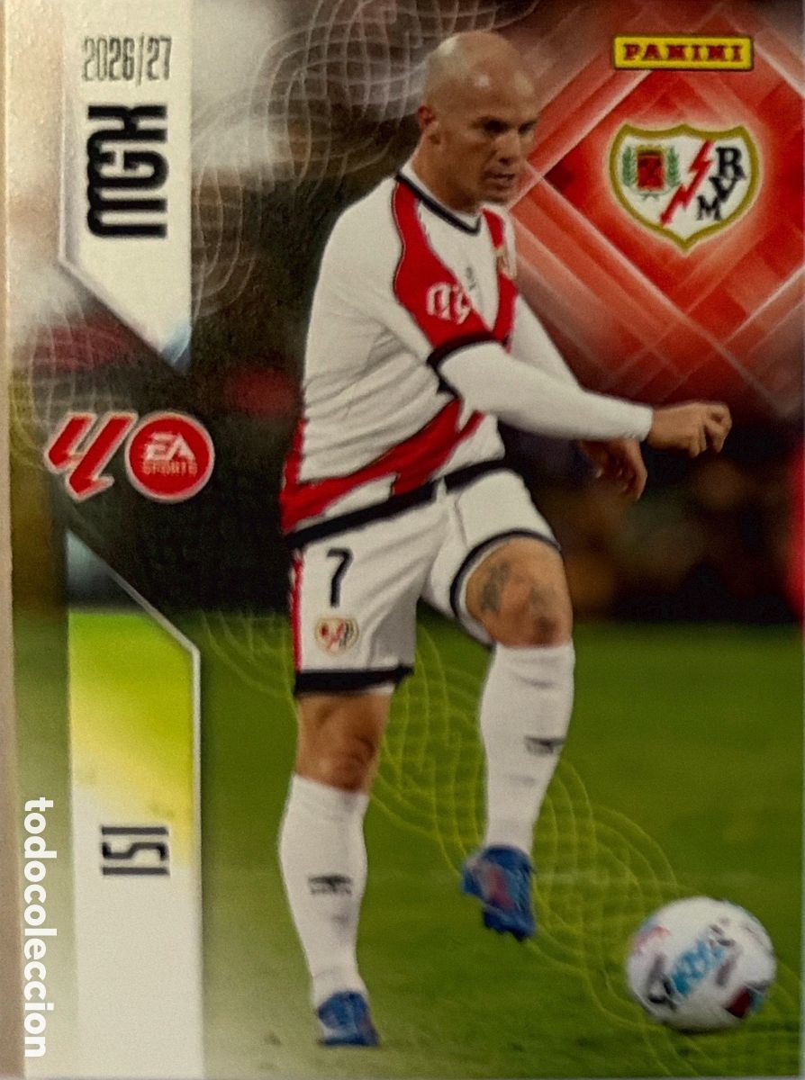 Football Stickers: 302 Isi (RAYO VALLECANO) - MEGACRACKS 2026/27 (PANINI)