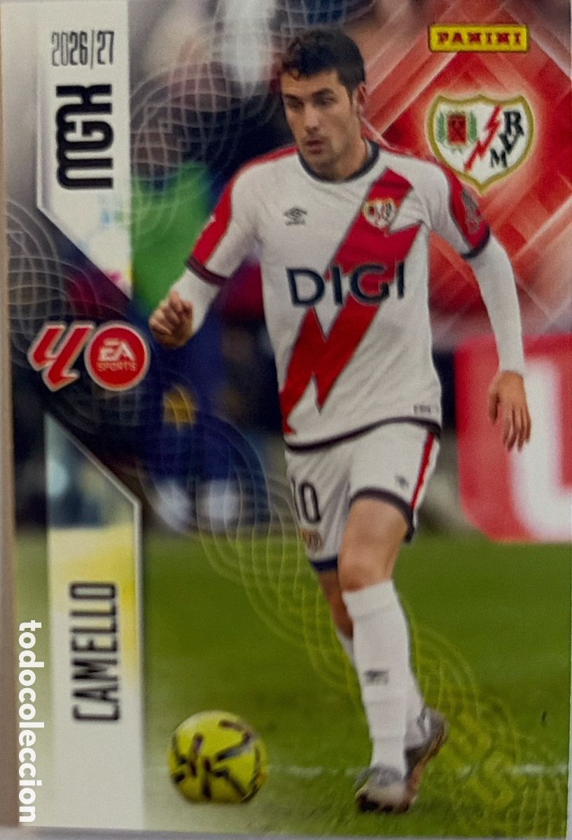 Football Stickers: 305 Camello (RAYO VALLECANO) - MEGACRACKS 2026/27 (PANINI)