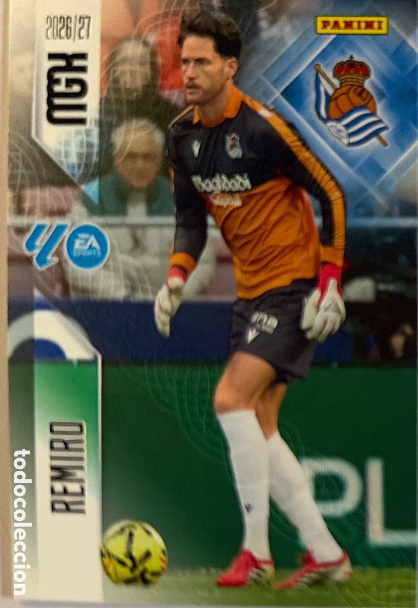 Football Stickers: 308 Remiro (R. SOCIEDAD) - MEGACRACKS 2026/27 (PANINI)
