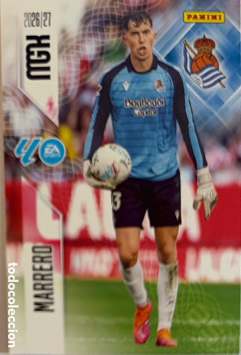 Football Stickers: 309 Marrero (R. SOCIEDAD) - MEGACRACKS 2026/27 (PANINI)