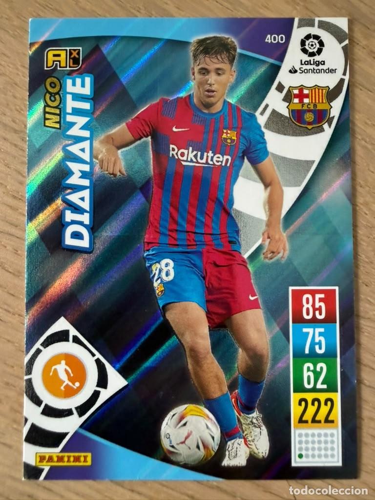 Football Stickers: 400 NICO DIAMANTE BARCELONA 21 22 2021 2022 LIGA SANTANDER PANINI ADRENALYN XL CARD