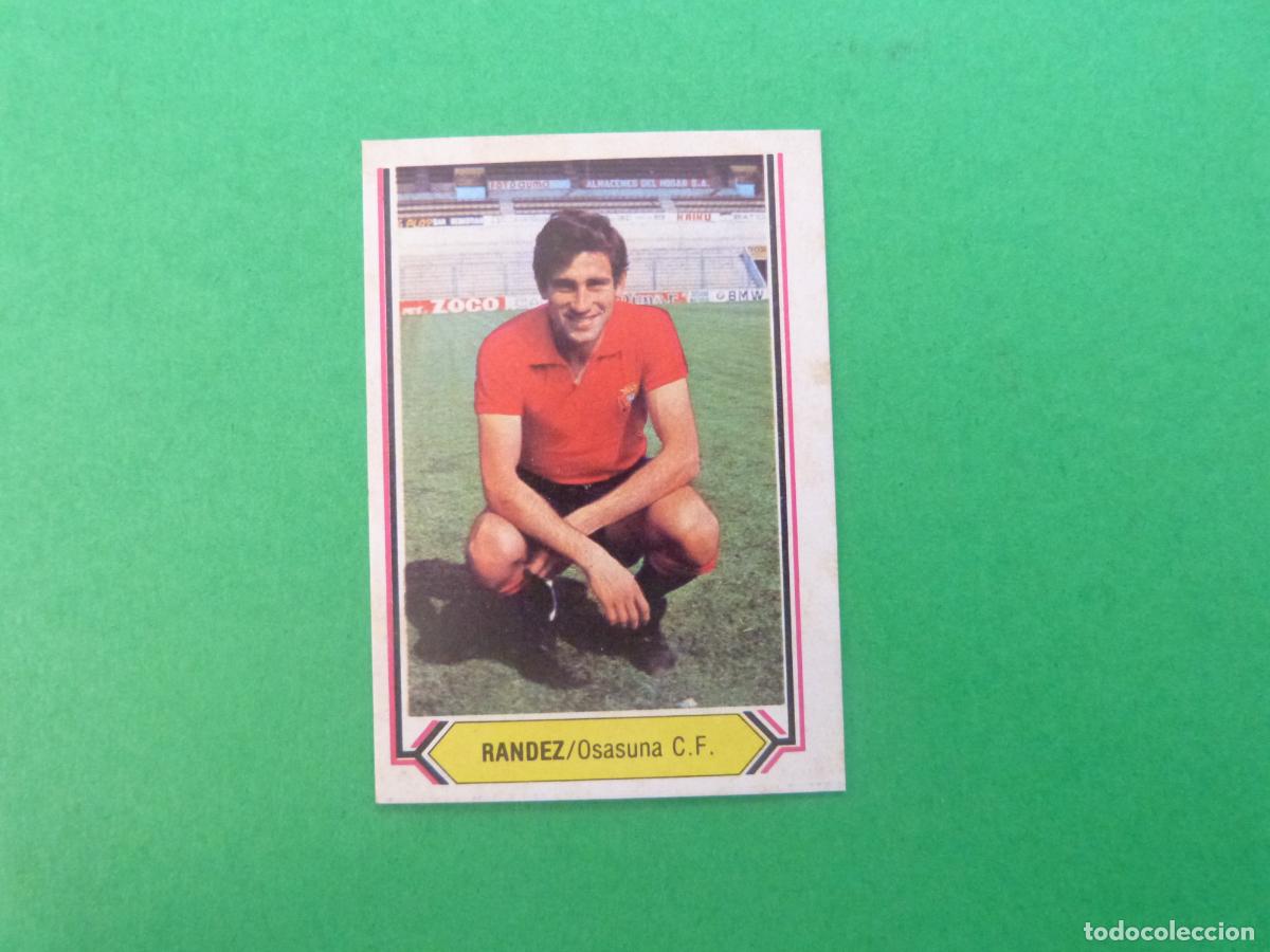 Cromos de f&uacute;tbol: CROMO F&Uacute;TBOL RANDEZ AT. OSASUNA SIN PEGAR LIGA ESTE 1980-1981/80-81