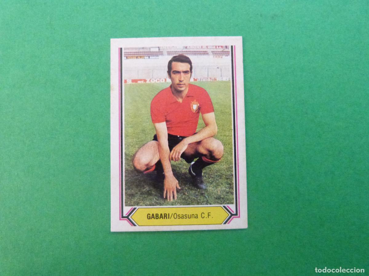 Cromos de f&uacute;tbol: CROMO F&Uacute;TBOL GABARI AT. OSASUNA SIN PEGAR LIGA ESTE 1980-1981/80-81