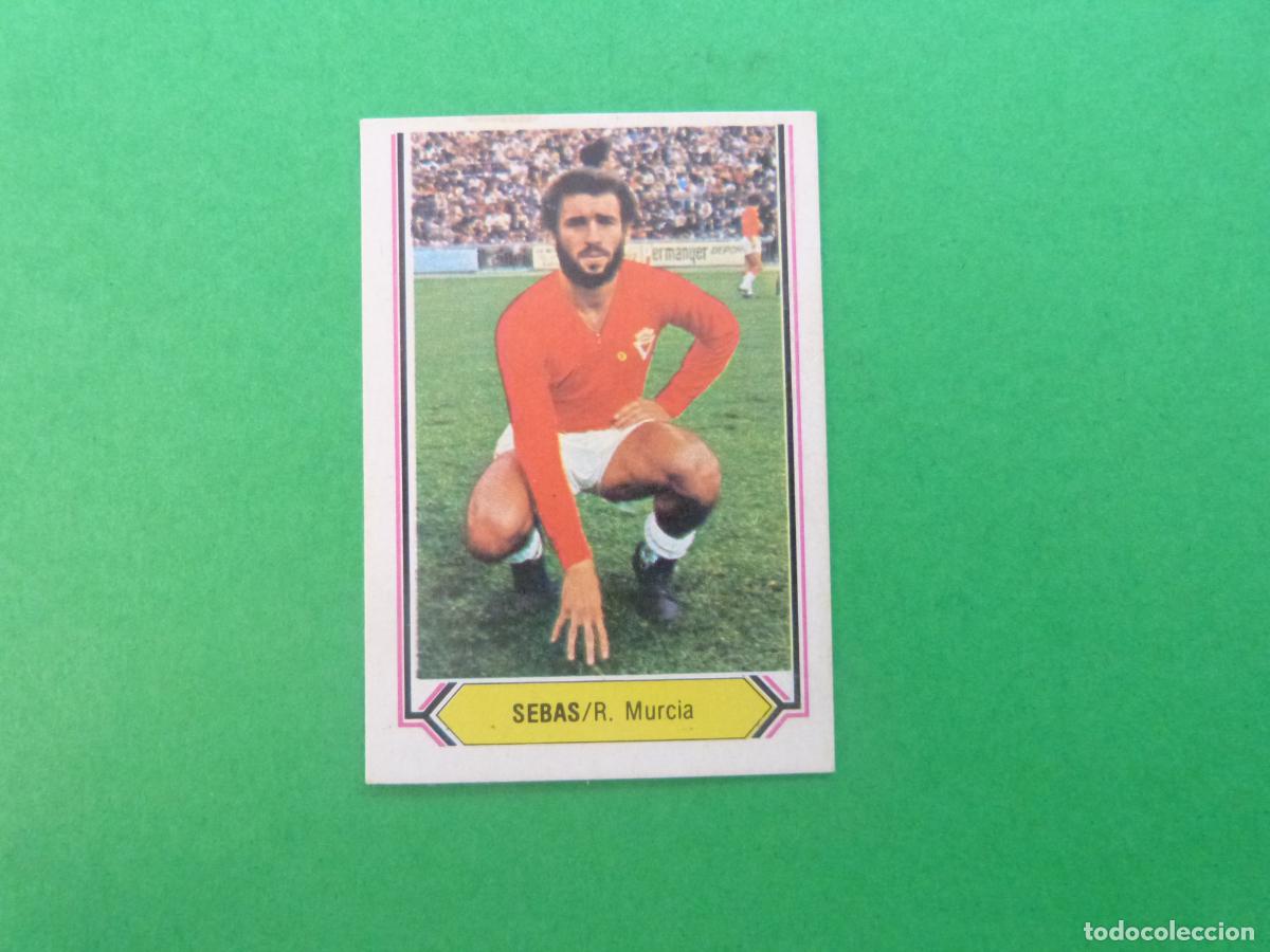Cromos de f&uacute;tbol: CROMO F&Uacute;TBOL SEBAS REAL MURCIA C.F. SIN PEGAR LIGA ESTE 1980-1981/80-81