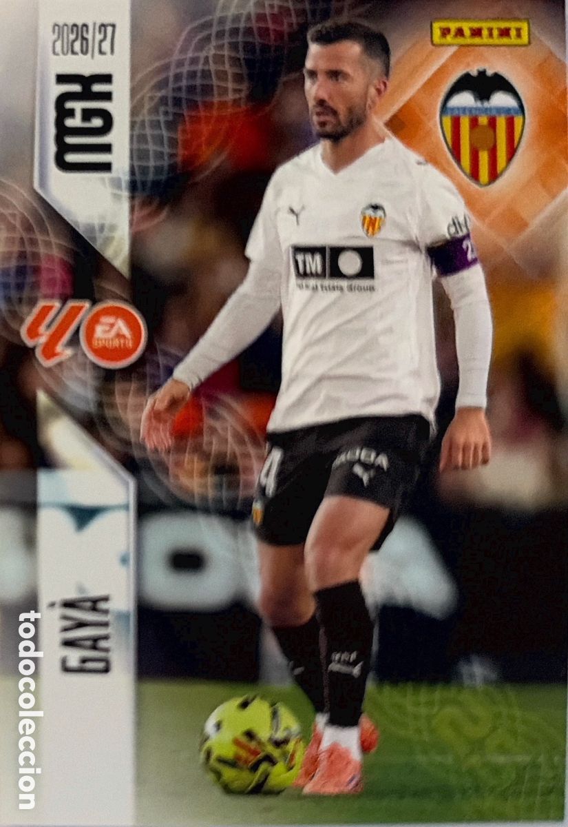 Fu&szlig;ball-Sticker: 351 Gay&agrave; (VALENCIA) - MEGACRACKS 2026/27 (PANINI)