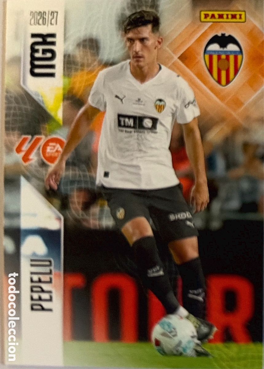 Fu&szlig;ball-Sticker: 352 Pepelu (VALENCIA) - MEGACRACKS 2026/27 (PANINI)