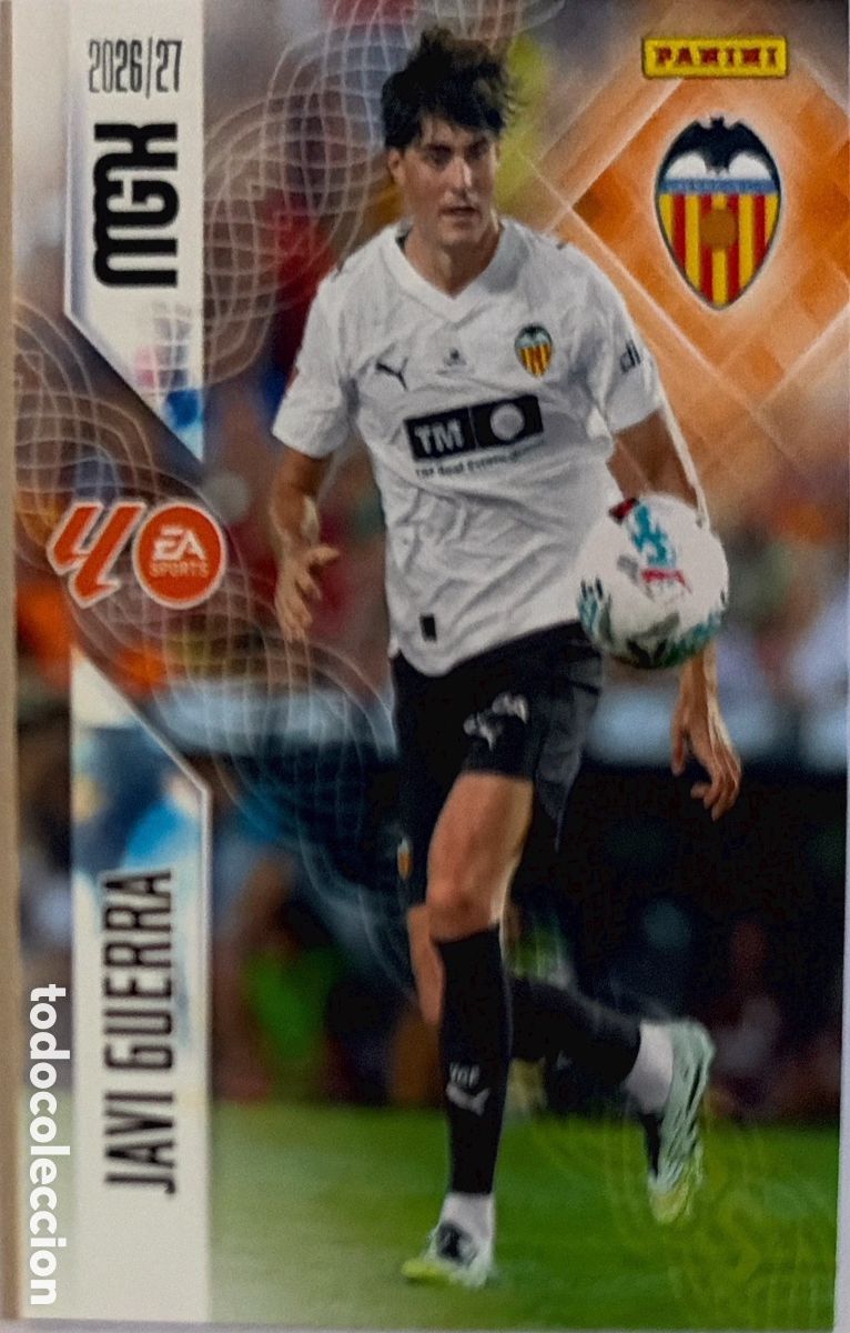 Fu&szlig;ball-Sticker: 354 Javi Guerra (VALENCIA) - MEGACRACKS 2026/27 (PANINI)