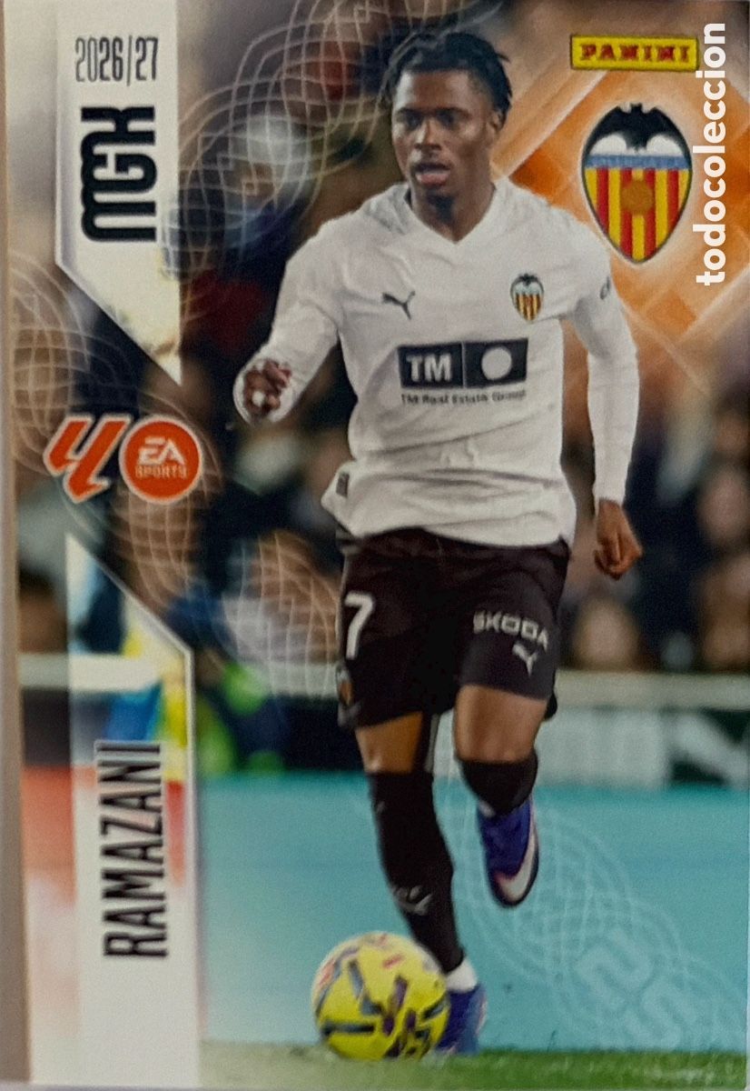 Fu&szlig;ball-Sticker: 357 Ramazani (VALENCIA) - MEGACRACKS 2026/27 (PANINI)