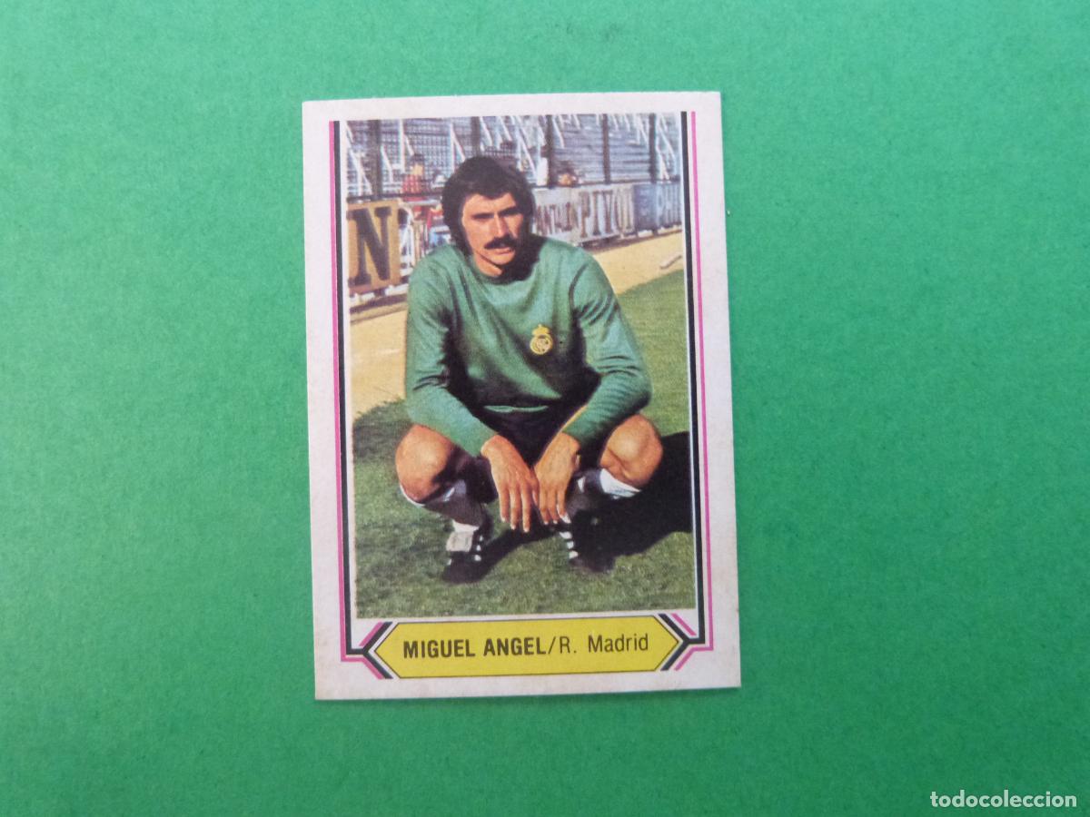 Cromos de f&uacute;tbol: CROMO F&Uacute;TBOL MIGUEL ANGEL REAL MADRID C.F. SIN PEGAR LIGA ESTE 1980-1981/80-81