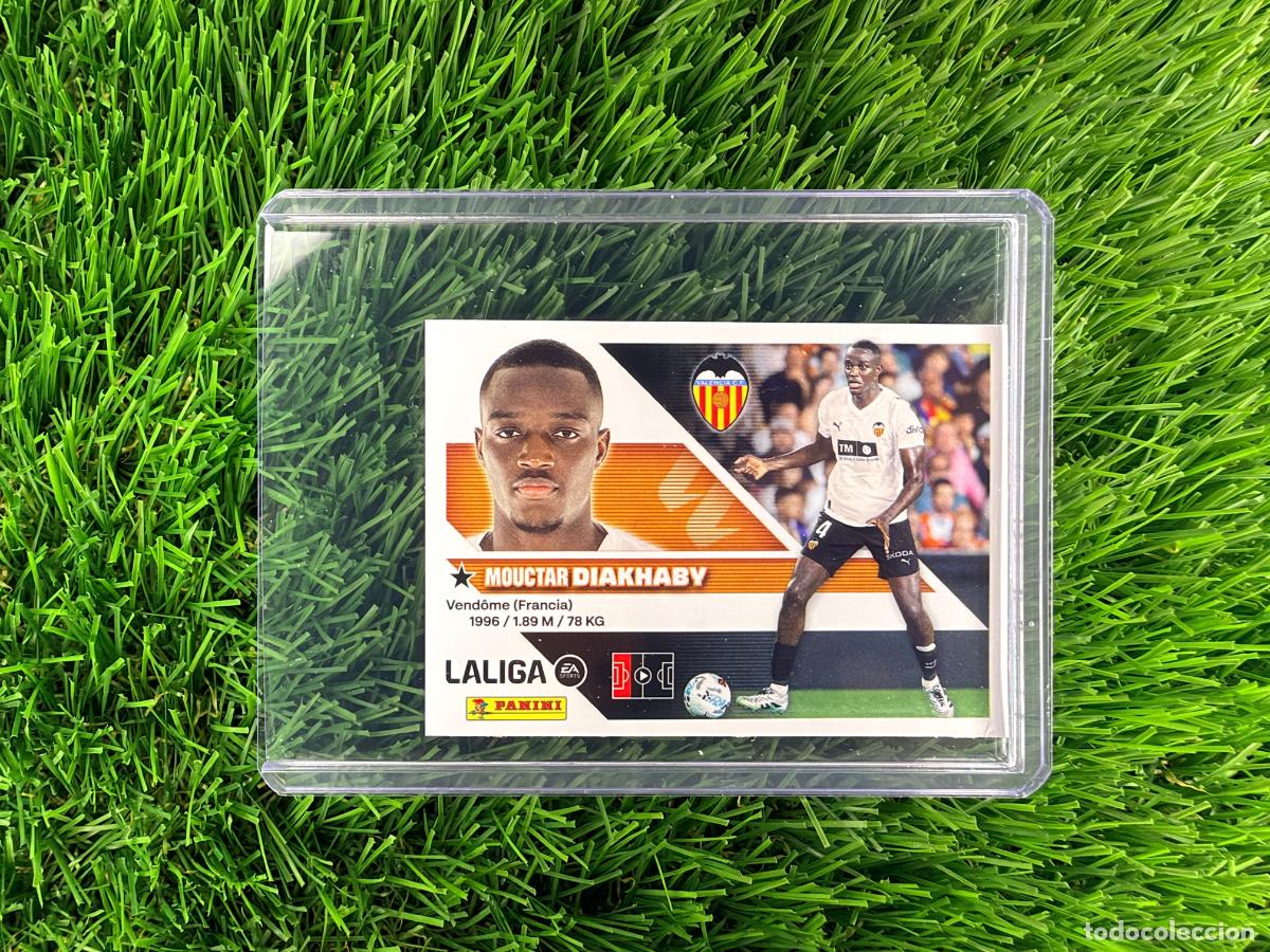 Football Stickers: N&ordm; 8B Diakhaby Valencia CF Liga Este 26 27