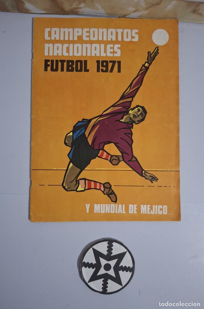 Cromos de f&uacute;tbol: &Aacute;lbum Campeonatos Nacionales 1971 Mundial Mejico Ruiz Romero 271/327 Cromos