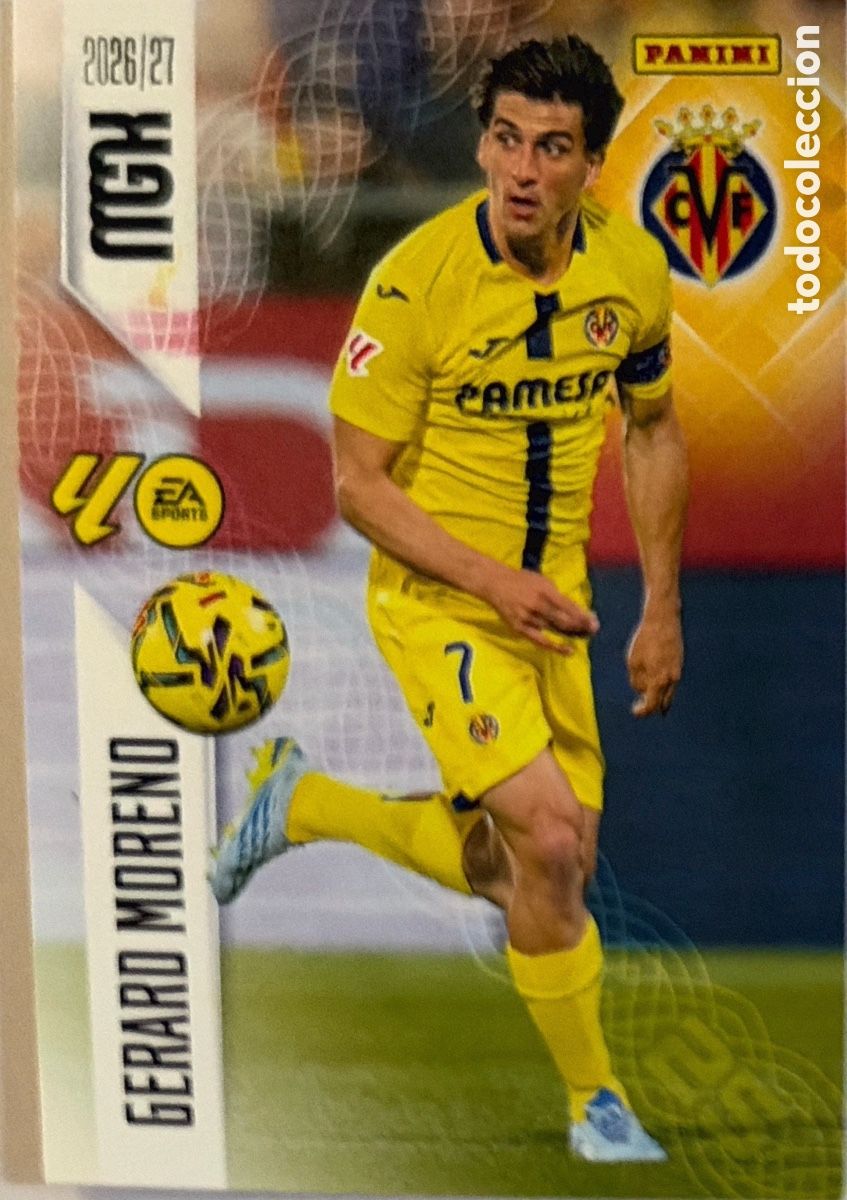 Fu&szlig;ball-Sticker: 378 Gerard Moreno (VILLARREAL) - MEGACRACKS 2026/27 (PANINI)