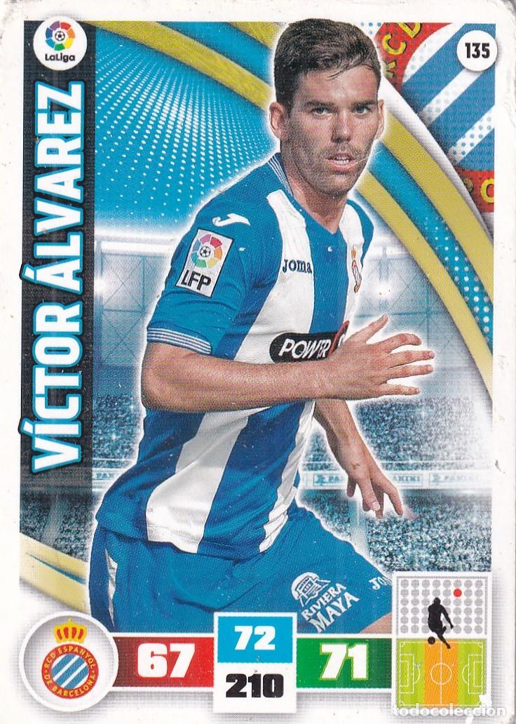 Fu&szlig;ball-Sticker: VICTOR ALVAREZ 135 MEDIO ESPANYOL CROMO LIGA 15 16 2015 2016 PANINI