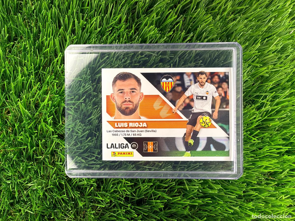 Football Stickers: N&ordm; 14 Luis Rioja Valencia CF Liga Este 26 27