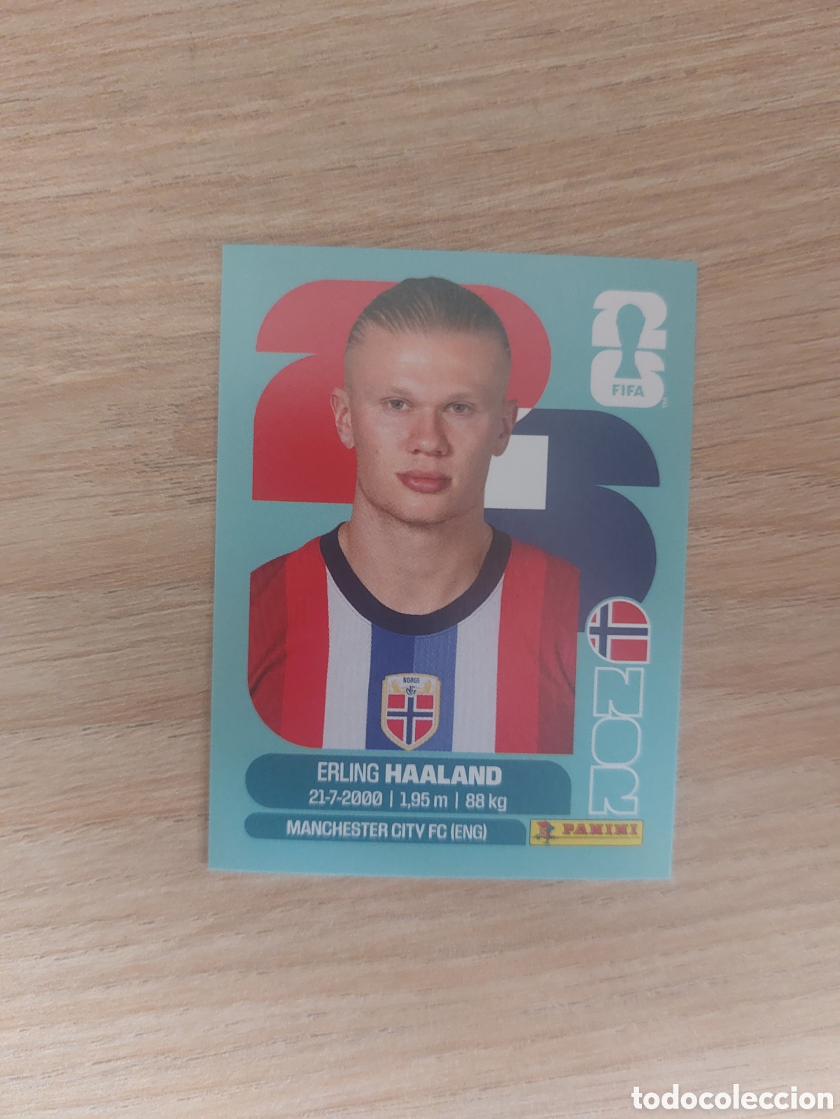 Football Stickers: NOR 15 NOR15 ERLING HAALAND NORUEGA PANINI FIFA MUNDIAL WORLD CUP 26 2026 STICKER