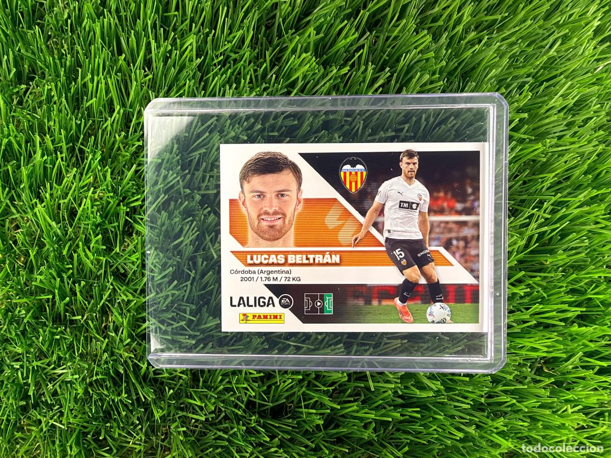 Cromos de f&uacute;tbol: N&ordm; 20B Lucas Beltr&aacute;n Valencia CF Liga Este 26 27