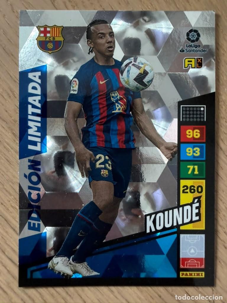 Fu&szlig;ball-Sticker: KOUNDE EDICION LIMITADA BARCELONA 22 23 2022 2023 LIGA SANTANDER PANINI ADRENALYN XL CARD