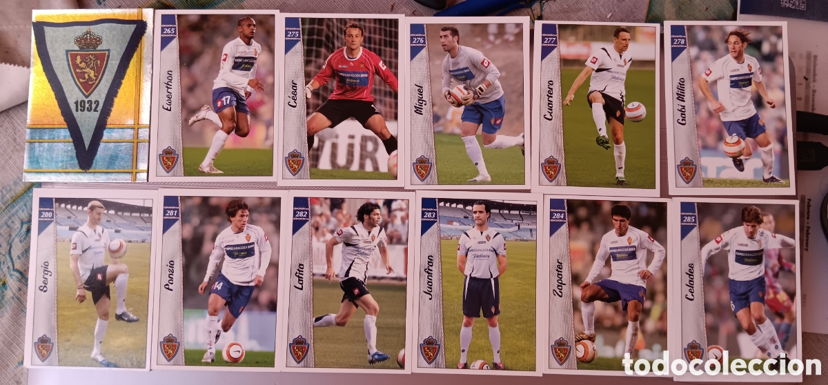 Fu&szlig;ball-Sticker: MUNDICROMO 2006 2007 LAS FICHAS DE LA LIGA REAL ZARAGOZA